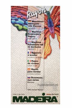 Madeira Rayon Kleurenkaart