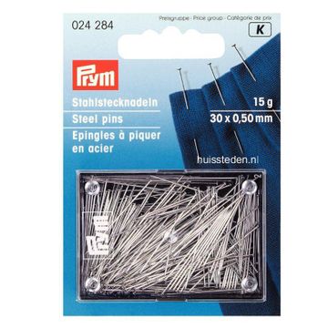 Prym 15g staal spelden, Super fine