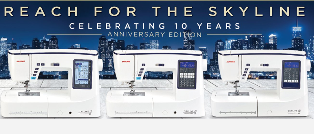 Janome Skyline in een nieuw jasje!