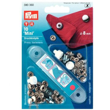 Prym drukknopen, zilverkleurig Ø8mm