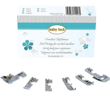 Babylock voetenset, voor lockmachine