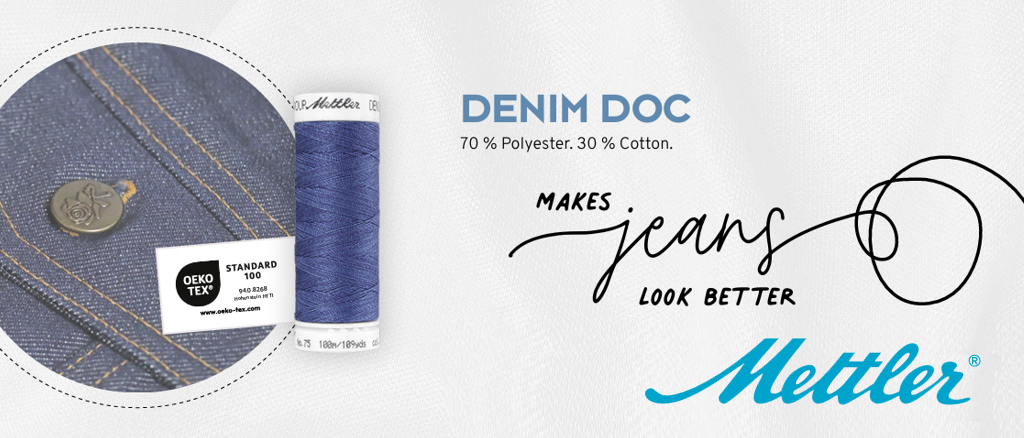 Jeans repareren met Mettler DENIM DOC