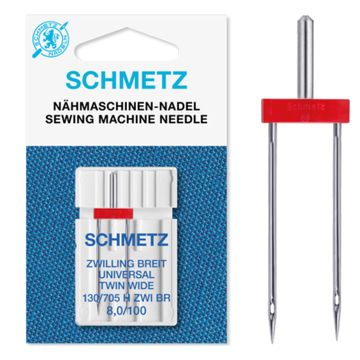 Schmetz Tweelingnaald 8,0/100