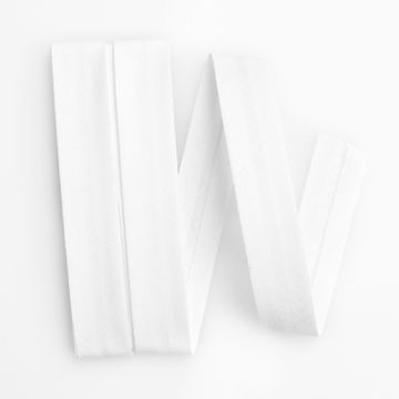Prym Biaisband, Wit, katoen, 40/20mm