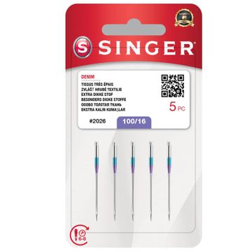 Singer Jeans naalden 2026, 100/16