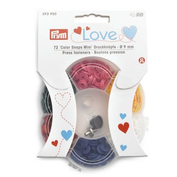 Prym Love Color snaps 9mm + gereedschapset