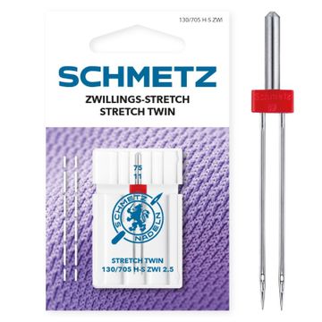 Schmetz Stretch tweelingnaald 2,5/75