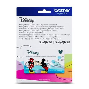 Brother Mickey Mouse & Minnie Mouse papiermodellen collectie 1