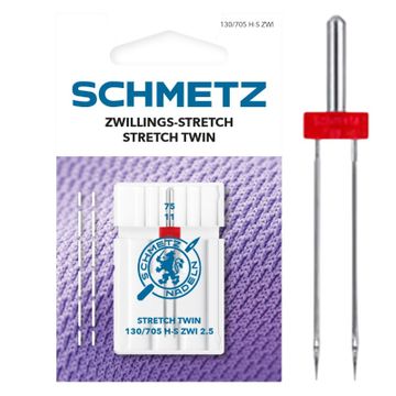 Schmetz Stretch tweelingnaald 4,0/75