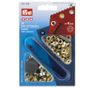 Prym Ringen met schijven, goud Ø4mm