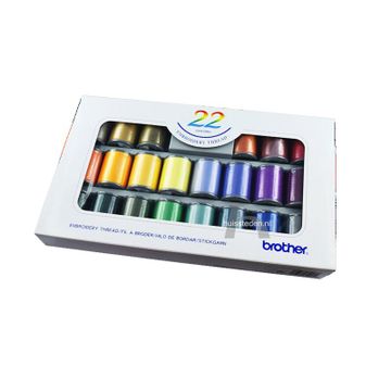 Brother borduurgarenset 22 stuks