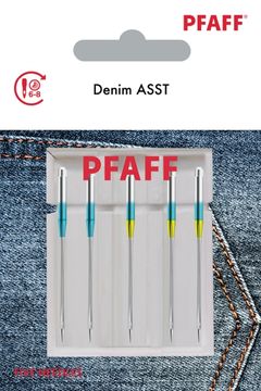 Pfaff Denim naalden 90/100/110, 5st