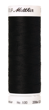 Mettler Seralon, Kleur Nr. 4000 / zwart