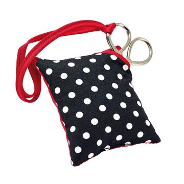 Prym Speldenkussen met schaar- Polka dots
