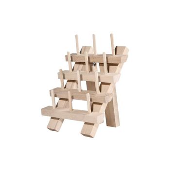 Houten garenrek klein, 12.5x16.5cm