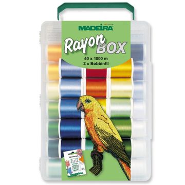 Madeira Rayon garenbox 40x1000m