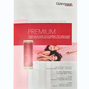 Gütermann kleurenkaart, geprint
