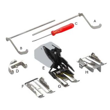Bernina Boventransportvoet 50W - 9mm
