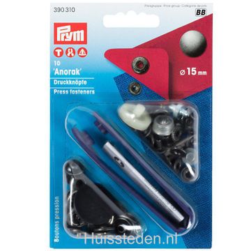 Prym drukknopen, oudijzer Ø15mm