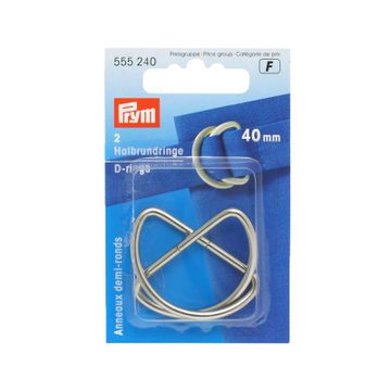 Prym Halfronde D-ringen, 40mm